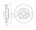 Brzdový kotouč DELPHI ‐ DF BG4743C Brzdový kotouč DELPHI ‐ DF BG4743C