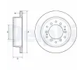 Brzdov kotou DELPHI ‐ DF BG4747C
