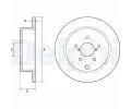 Brzdov kotou DELPHI ‐ DF BG4776C