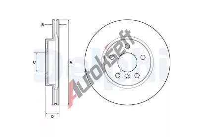 DELPHI Brzdov kotou - 294 mm DF BG4777C, BG4777C