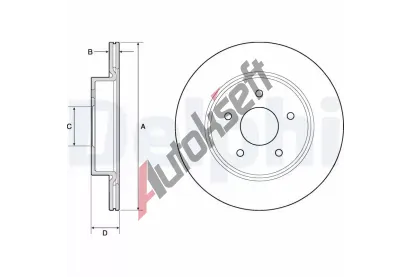 DELPHI Brzdov kotou - 292 mm DF BG4779C, BG4779C