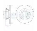 Brzdov kotou DELPHI ‐ DF BG4784C