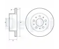Brzdov kotou DELPHI ‐ DF BG4796C