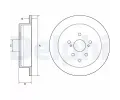 Brzdov kotou DELPHI ‐ DF BG4919C