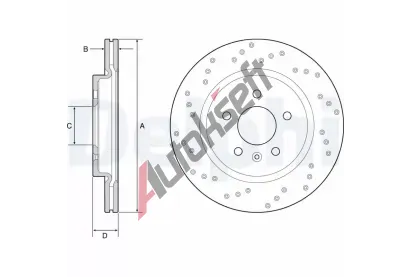 DELPHI Brzdov kotou - 315 mm DF BG4923C, BG4923C