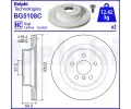 Brzdov kotou DELPHI ‐ DF BG5108C
