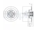 DELPHI Brzdov kotou s loiskem - 240 mm ‐ DF BG9028RS