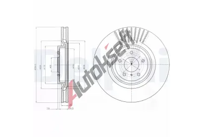DELPHI Brzdov� kotou� DF BG9073C, BG9073C