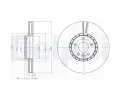 DELPHI Brzdov kotou - 328 mm ‐ DF BG9085
