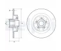 Brzdov kotou DELPHI ‐ DF BG9133RS