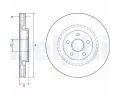 Brzdov kotou DELPHI ‐ DF BG9213C