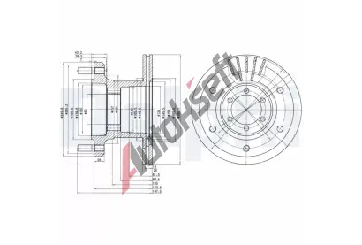DELPHI Brzdový kotouč - 290 mm DF BG9453, BG9453 DELPHI Brzdový kotouč - 290 mm DF BG9453, BG9453