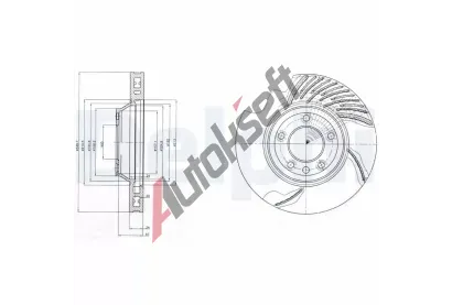 DELPHI Brzdov kotou - 350 mm DF BG9950, BG9950