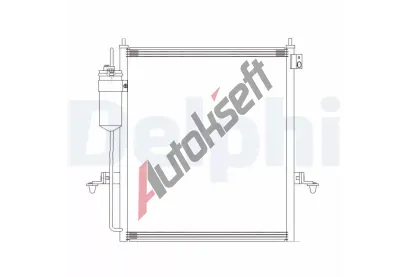 DELPHI Kondenztor klimatizace DF CF20286, CF20286