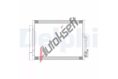 DELPHI Kondenztor klimatizace DF CF20294, CF20294