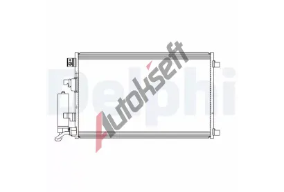 DELPHI Kondenztor klimatizace DF CF20312, CF20312