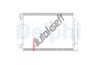 DELPHI Kondenztor klimatizace DF CF20415, CF20415