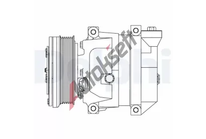 DELPHI Kompresor klimatizace DF CS10095-12B1, CS10095-12B1