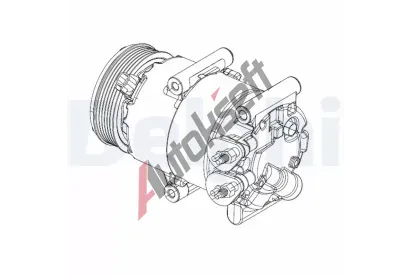 DELPHI Kompresor klimatizace DF CS20324, CS20324