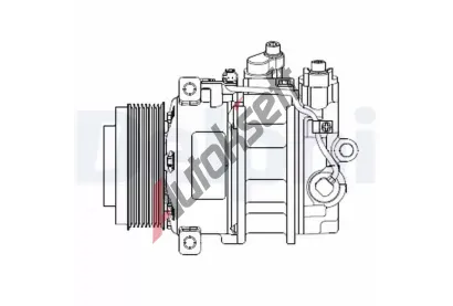 DELPHI Kompresor klimatizace DF CS20378, CS20378