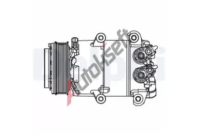 DELPHI Kompresor klimatizace DF CS20466, CS20466