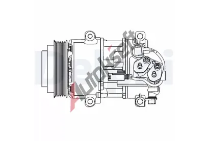 DELPHI Kompresor klimatizace DF CS20499, CS20499