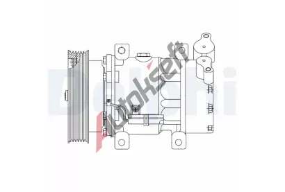 DELPHI Kompresor klimatizace DF CS20523, CS20523