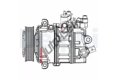 DELPHI Kompresor klimatizace DF CS20529, CS20529