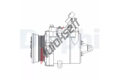 DELPHI Kompresor klimatizace DF CS20534, CS20534