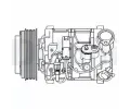 Kompresor klimatizace DELPHI ‐ DF CS20545
