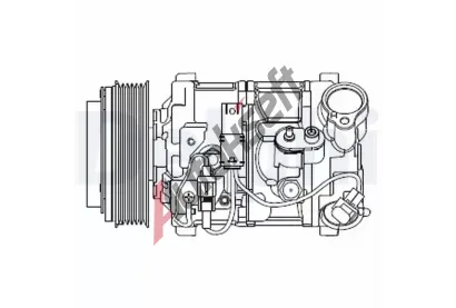 DELPHI Kompresor klimatizace DF CS20545, CS20545