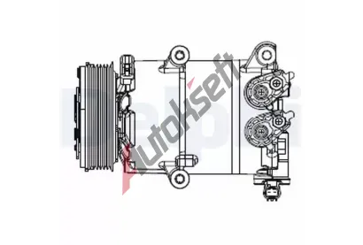 DELPHI Kompresor klimatizace DF CS20553, CS20553