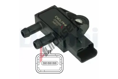 DELPHI Senzor tlaku vfukovch plyn DF DPS00006, DPS00006