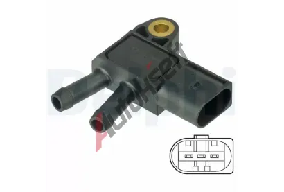 DELPHI Senzor tlaku vfukovch plyn DF DPS00013, DPS00013