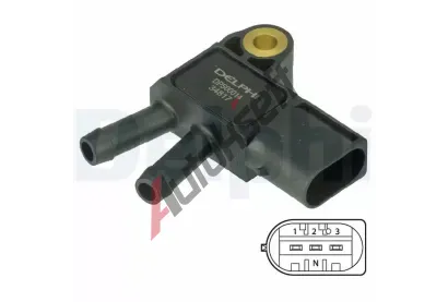 DELPHI Senzor tlaku vfukovch plyn DF DPS00014, DPS00014