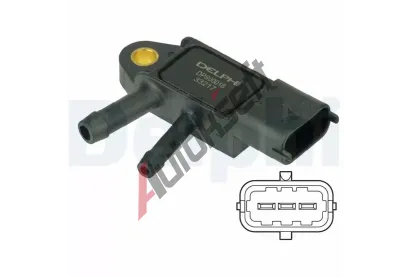 DELPHI Senzor tlaku vfukovch plyn DF DPS00018, DPS00018