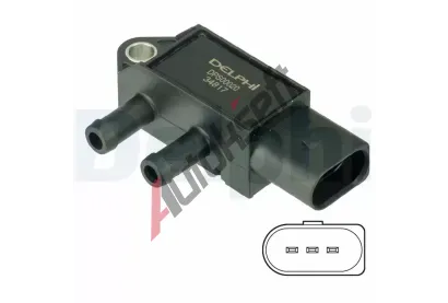 DELPHI Senzor tlaku vfukovch plyn DF DPS00020, DPS00020