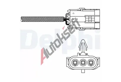 DELPHI Lambda sonda DF ES10970-12B1, ES10970-12B1