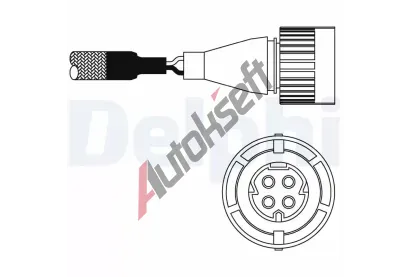 DELPHI Lambda sonda DF ES10986-12B1, ES10986-12B1