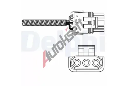 DELPHI Lambda sonda DF ES10990-12B1, ES10990-12B1