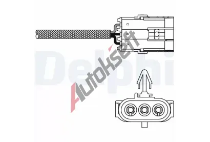 DELPHI Lambda sonda DF ES10995-12B1, ES10995-12B1