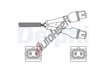 DELPHI Lambda sonda DF ES20244-12B1, ES20244-12B1