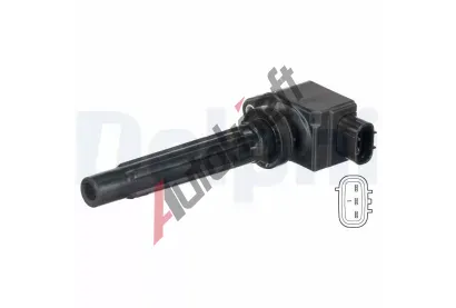 DELPHI Zapalovací cívka DF GN10439-12B1, GN10439-12B1 DELPHI Zapalovací cívka DF GN10439-12B1, GN10439-12B1