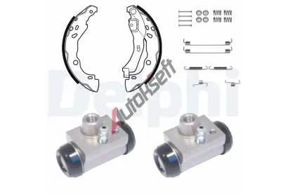 DELPHI Sada brzdových čelistí DF KP1077, KP1077 DELPHI Sada brzdových čelistí DF KP1077, KP1077