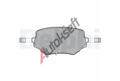 DELPHI Sada brzdovch destiek DF LP1015, LP1015