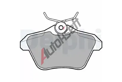 DELPHI Sada brzdovch destiek DF LP1018, LP1018