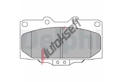 DELPHI Sada brzdovch destiek DF LP1020, LP1020