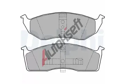 DELPHI Sada brzdovch destiek DF LP1164, LP1164