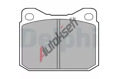 DELPHI Sada brzdovch destiek DF LP117, LP117