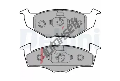 DELPHI Sada brzdovch destiek DF LP1249, LP1249